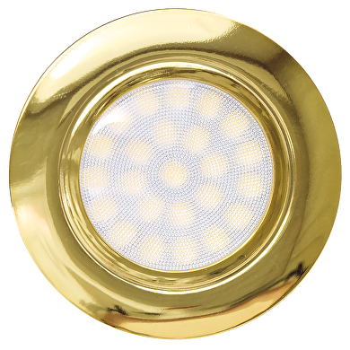 LED møbelspot, 4W, 4200K, 230V AC, IP44, guld