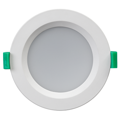 Led downlight til indbygning, 10W, 3000-4200-6000K, 220V, IP44, dæmpbar