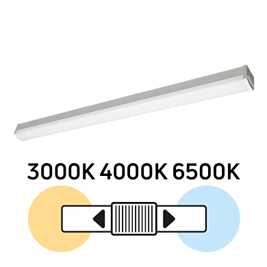 LED armatur CCT kelvinskift, 1.20m, 36W, 220V-240V AC, IP20