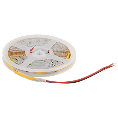 LED COB bånd 10W/m, 3000K, 24V DC, 320 LEDs/m, COB, IP20