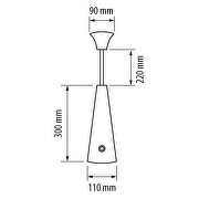 DÆMPBAR LED BORDLAMPE, 7W, 4000 K, NEUTRAL LYS