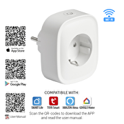 Wi-Fi Smart plug, enkelt, 16A, 3500W, 220-240V AC