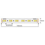 Proff. LED Bånd/Strips, CCT, 18 W/m,  2700 til 6500K, 24V DC, 120 Led/m, IP20, SMD2835