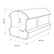 Tilslutningsmodul for LITS12036CCT og LITS15050CCT