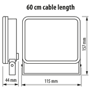 LED projektør, 20W, 4200K, 220V-240V AC, IP65