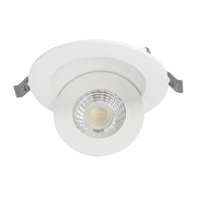 LED downlight til indbygning, kipbar, 7W, 3000K/4000K/6000K, 220-240V AC, IP20