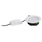 LED downlight til indbygning, 10W, 3-4-6000K, 220V, IP44, dæmpbar