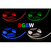 LED RGBW bånd 15.8W/m, RGB+4000K, 24V DC, 560 LED/m, COB, IP20